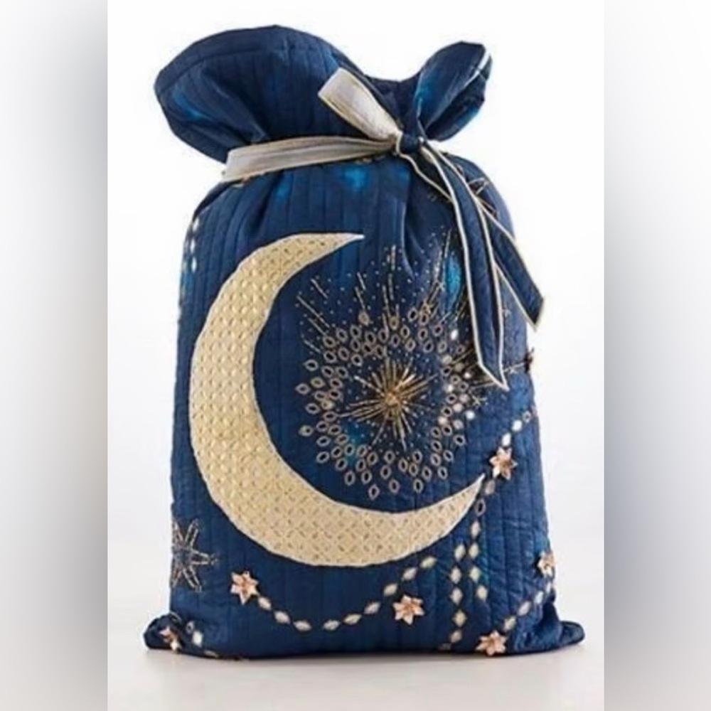 Free People One Perfect Present Gift Sack- moon and stars bag